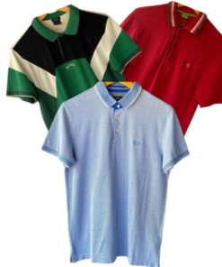 10 Pcs Vintage Hugo Boss Collar T-Shirt
