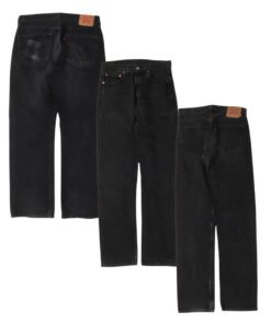 40 PCS LEVI’S 501 BLACK DENIM JEANS