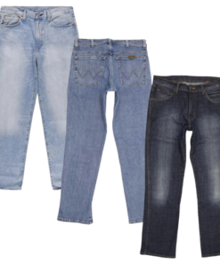 50x Levi’s, Lee & Wrangler Denim Jeans – Wholesale Bundle