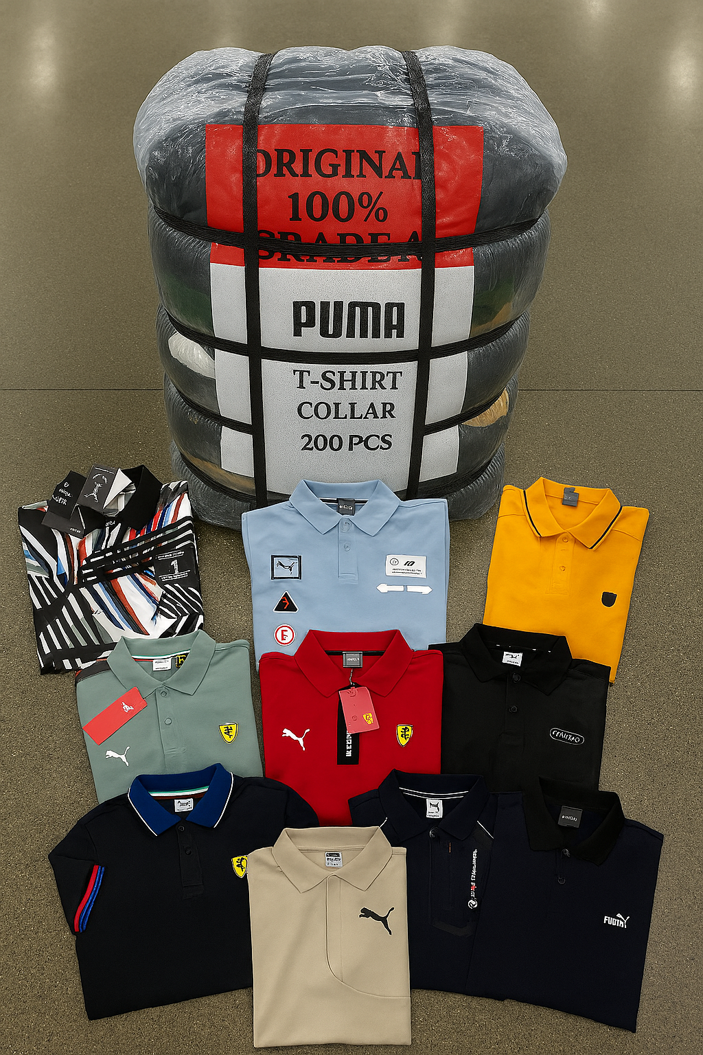 images Puma Polo Shirt Wholesale Bale – 100% Original Grade A
