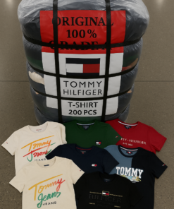 Tommy Hilfiger T-Shirt Wholesale Bale – Authentic Vintage Branded Clothing Grade A